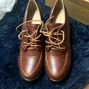 Brown platform oxfords (non brand)